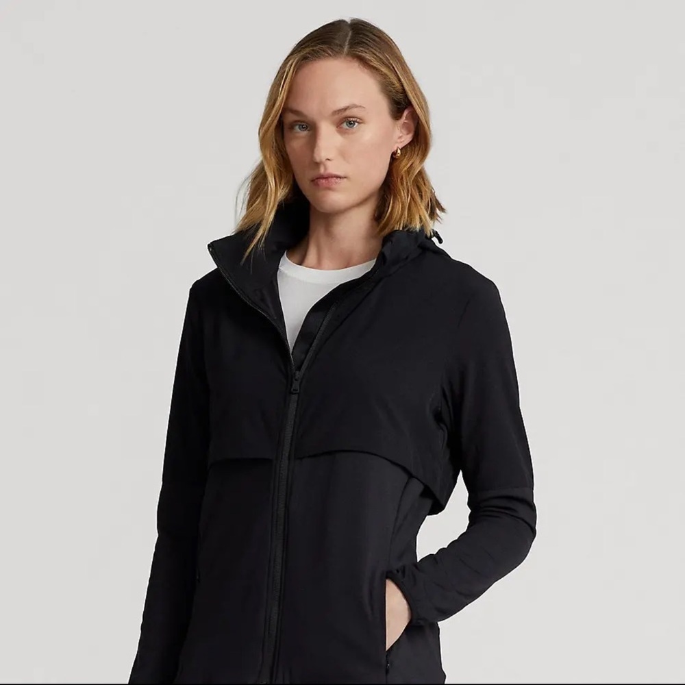RLX Ralph Lauren Women's Black Utility Jacket‎